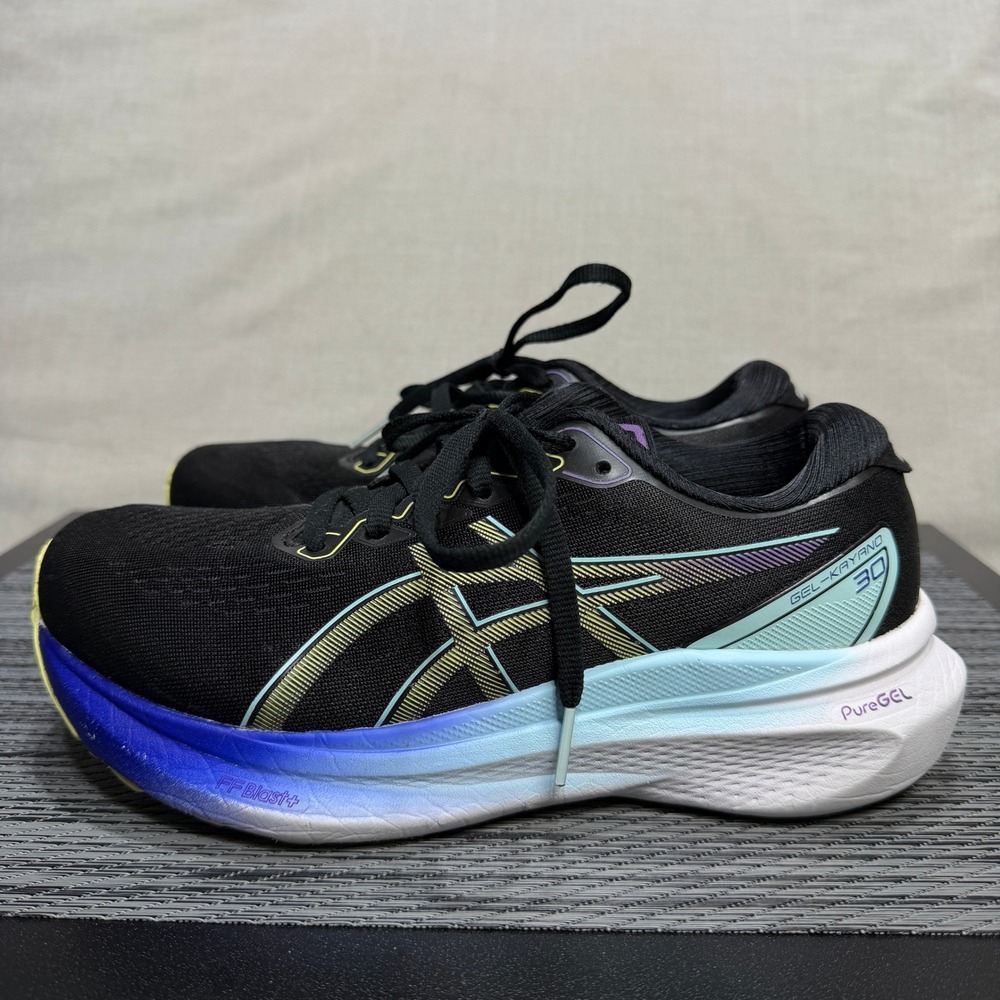 ASICS Gel-Kayano 30 Running Shoes - Womens 6.5 - Black 1012B357
